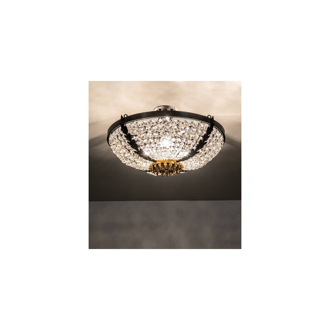 Chrisanne 3 Light 24" Wide Semi-Flush Bowl Ceiling Fixture