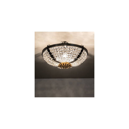 Chrisanne 3 Light 24" Wide Semi-Flush Bowl Ceiling Fixture