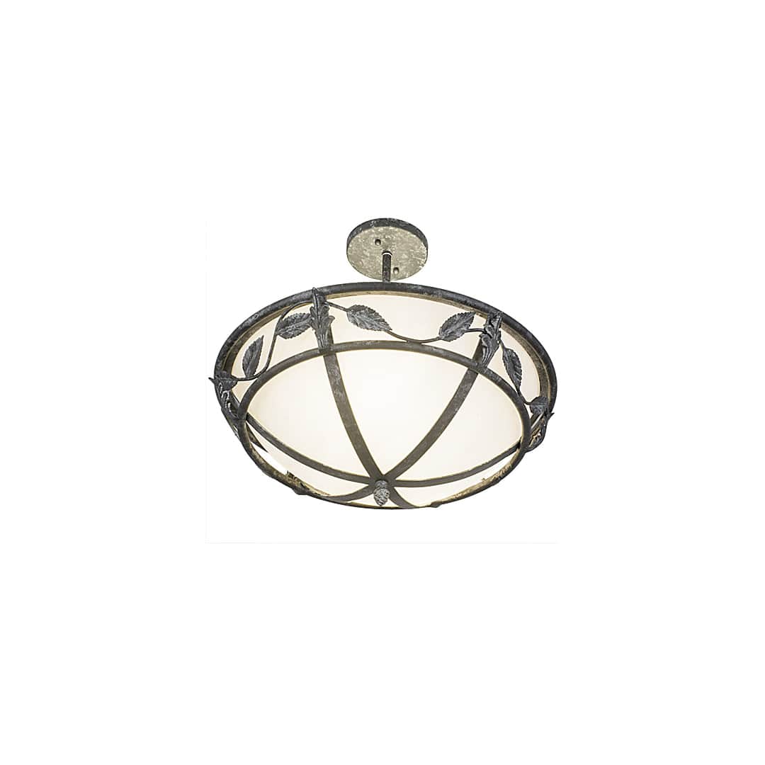 Estelle 2 Light 20" Wide Semi-Flush Bowl Ceiling Fixture