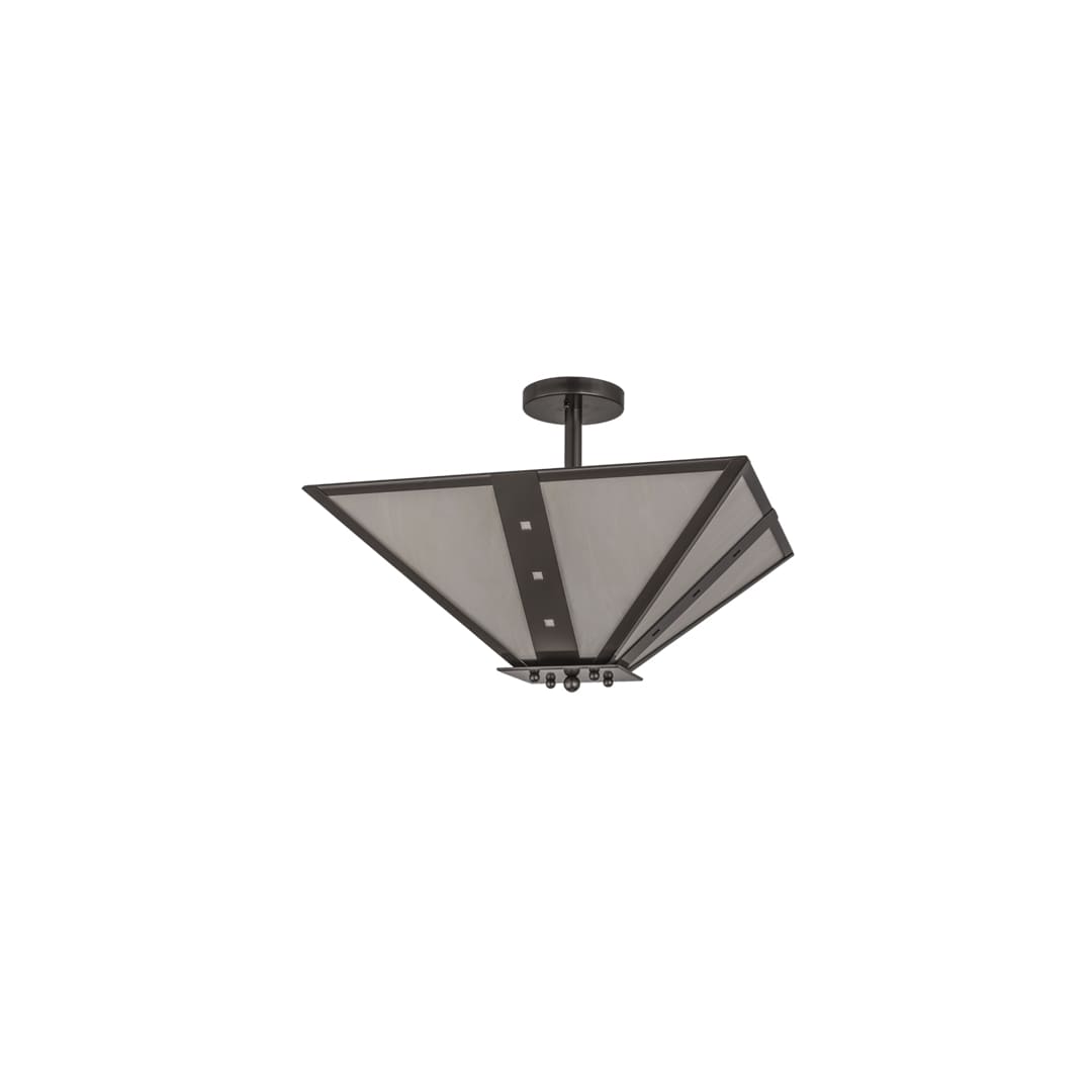 Zandra 4 Light 34" Wide Semi-Flush Ceiling Fixture