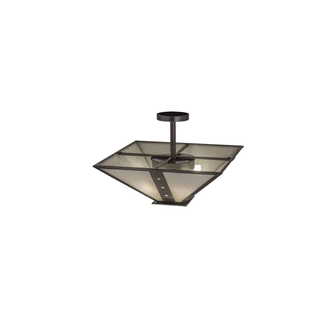 Zandra 4 Light 34" Wide Semi-Flush Ceiling Fixture