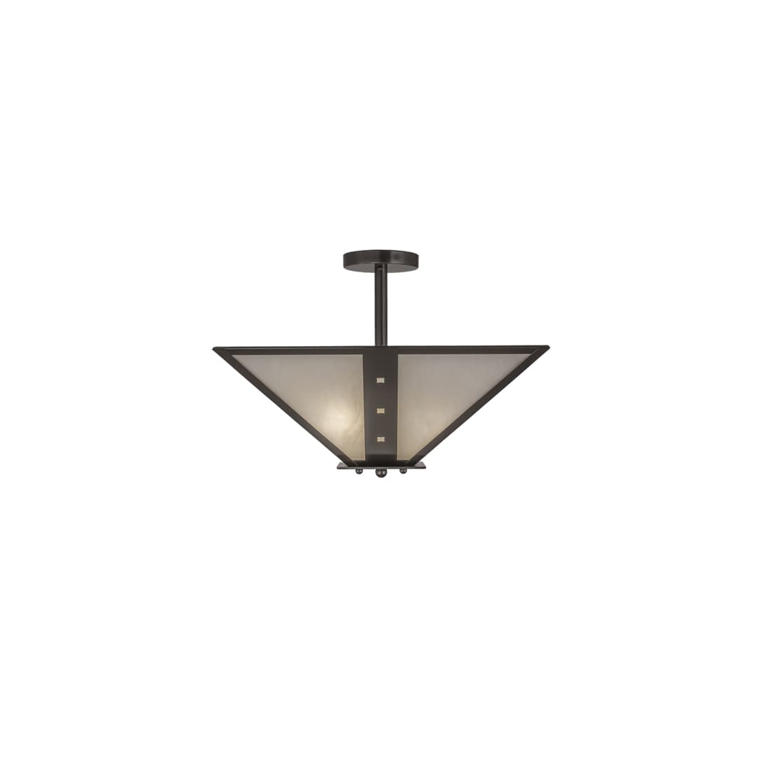 Zandra 4 Light 34" Wide Semi-Flush Ceiling Fixture
