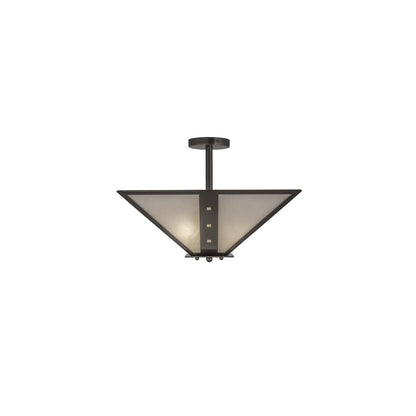Zandra 4 Light 34" Wide Semi-Flush Ceiling Fixture