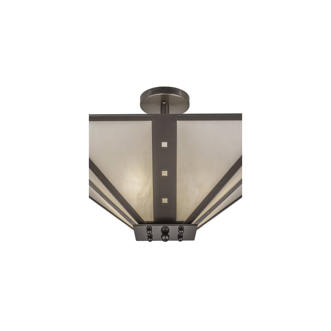 Zandra 4 Light 34" Wide Semi-Flush Ceiling Fixture