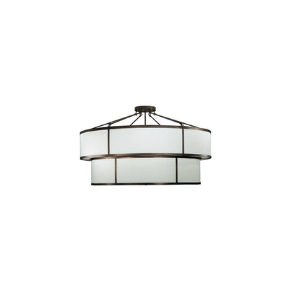Jayne 12 Light 72" Wide Semi-Flush Ceiling Fixture