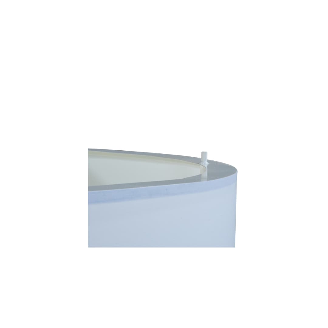 Cilindro 6 Light 60" Wide Flush Mount Drum Ceiling Fixture - Nickel Finish - Medium Bulb Base