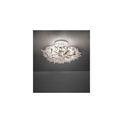 Paper Meringue 3 Light 31" Wide Semi-Flush Ceiling Fixture