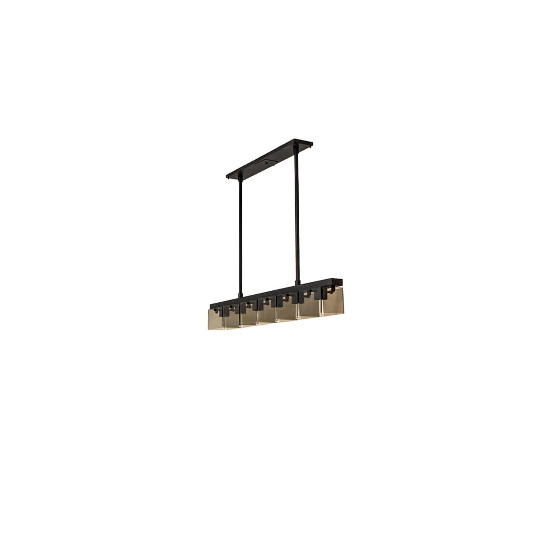 6 Light 59" Wide Linear Pendant