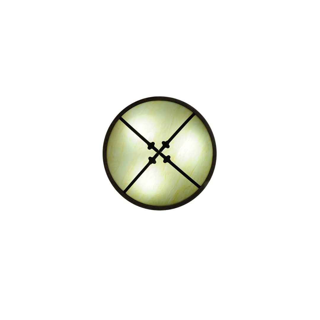 Byzantine 3 Light 20" Wide Semi-Flush Bowl Ceiling Fixture