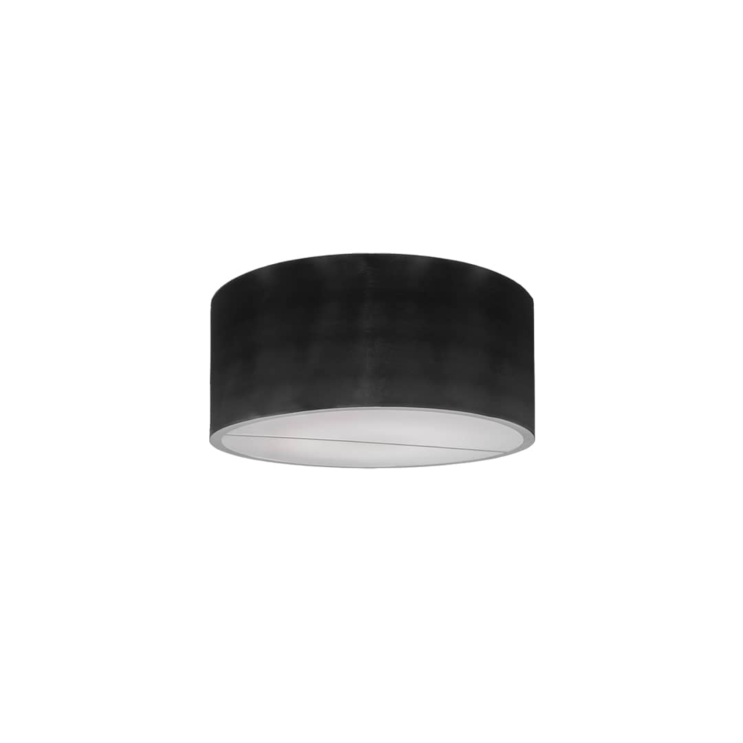 Cilindro Vinyl 10 Light 60" Wide Flush Mount Drum Ceiling Fixture