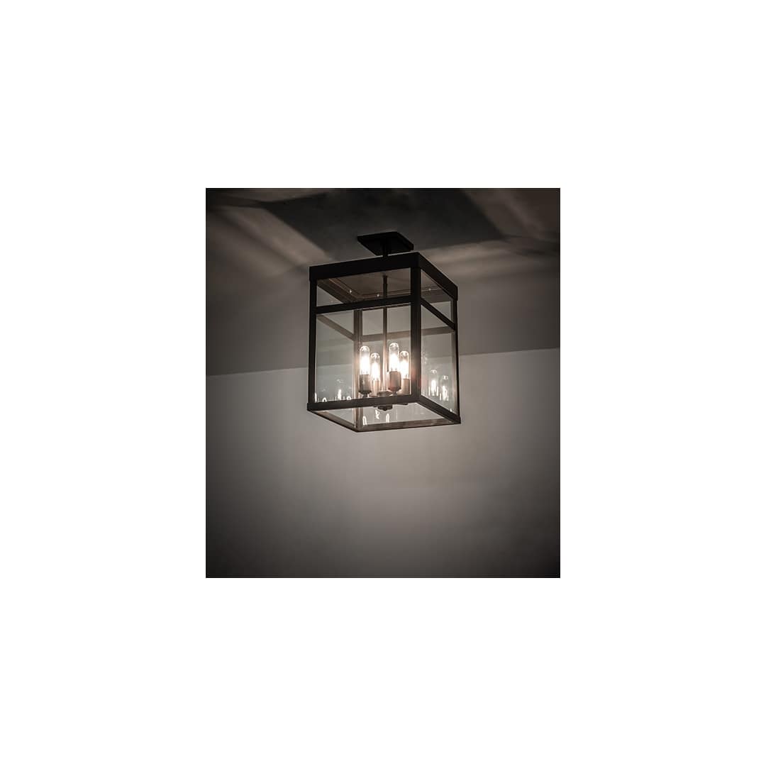 Quadrato 4 Light 21" Wide Semi-Flush Ceiling Fixture