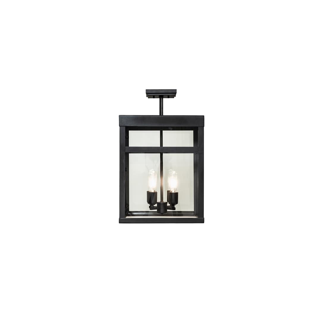 Quadrato 4 Light 21" Wide Semi-Flush Ceiling Fixture