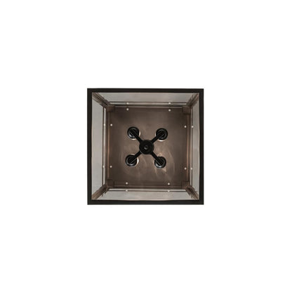 Quadrato 4 Light 21" Wide Semi-Flush Ceiling Fixture