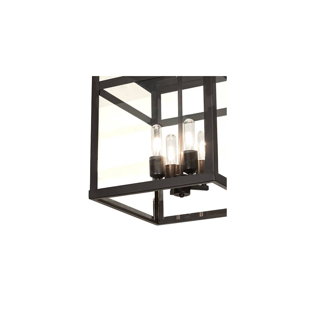 Quadrato 4 Light 21" Wide Semi-Flush Ceiling Fixture