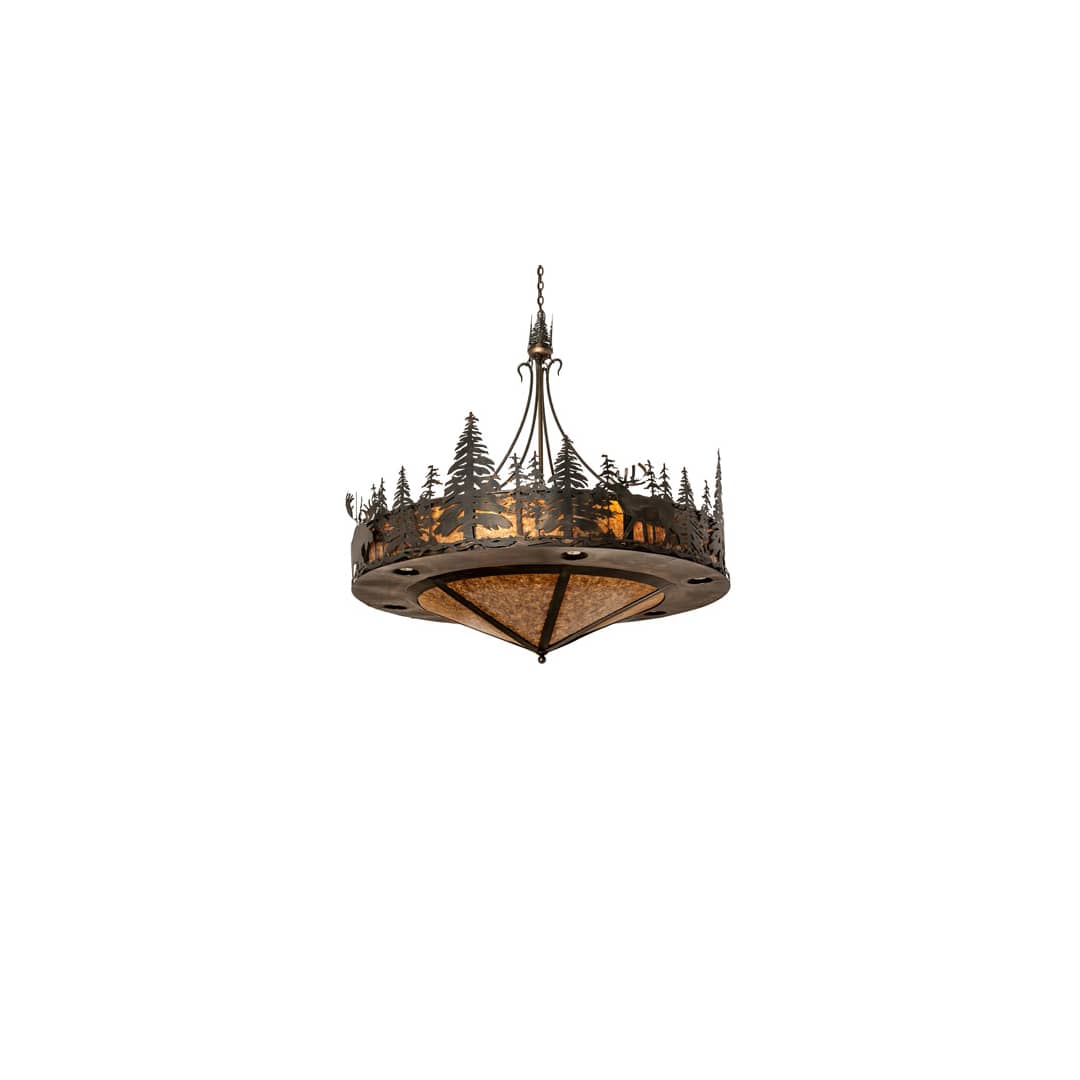 8 Light 62" Wide Pendant