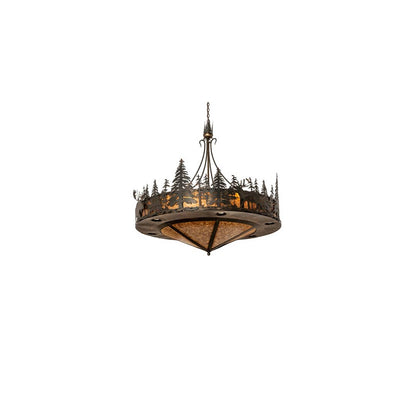 8 Light 62" Wide Pendant