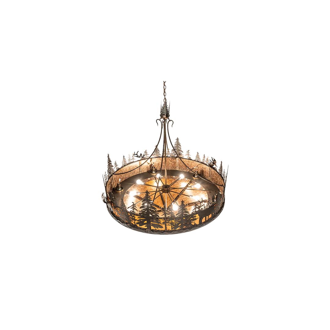 8 Light 62" Wide Pendant