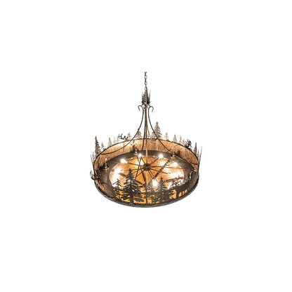 8 Light 62" Wide Pendant