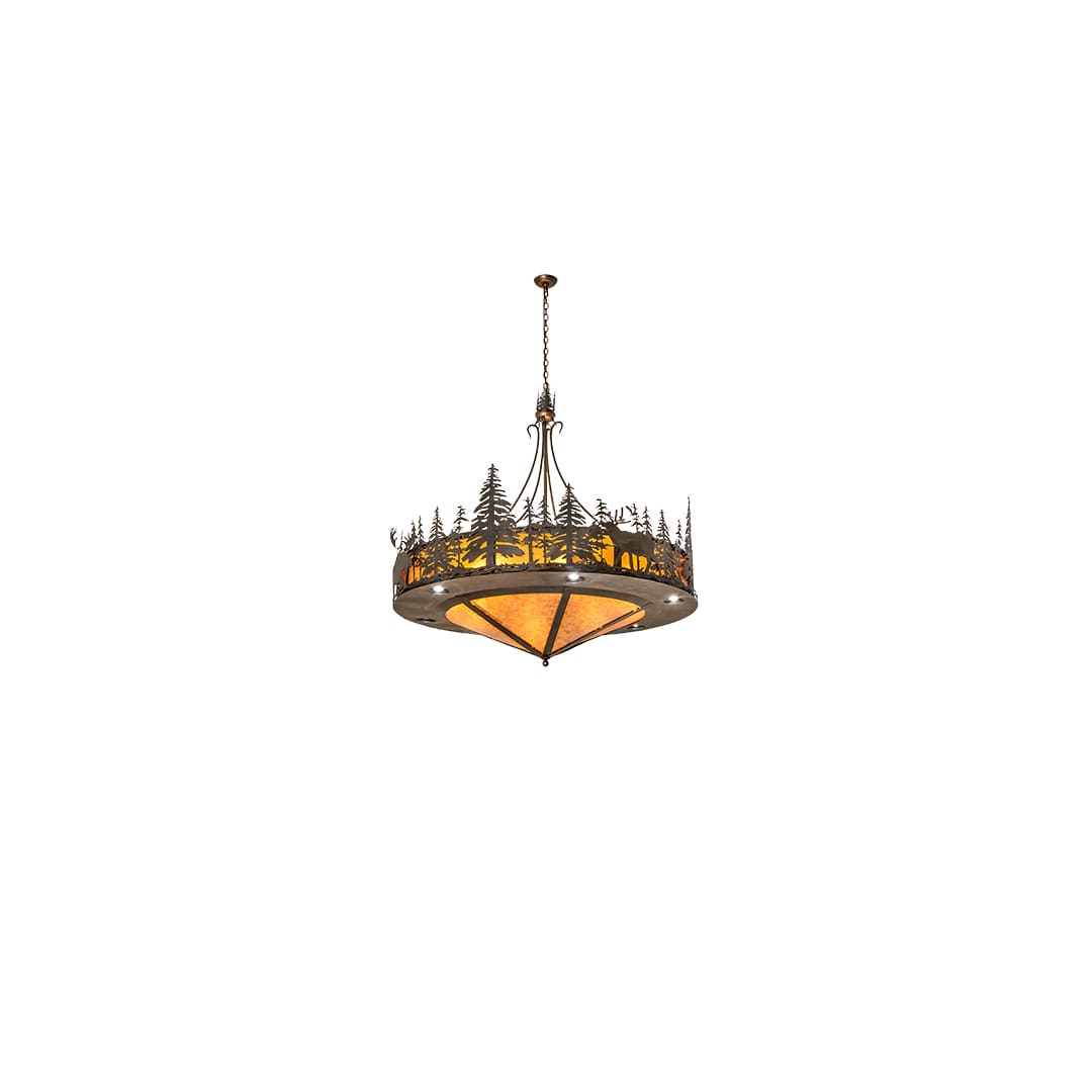 8 Light 62" Wide Pendant
