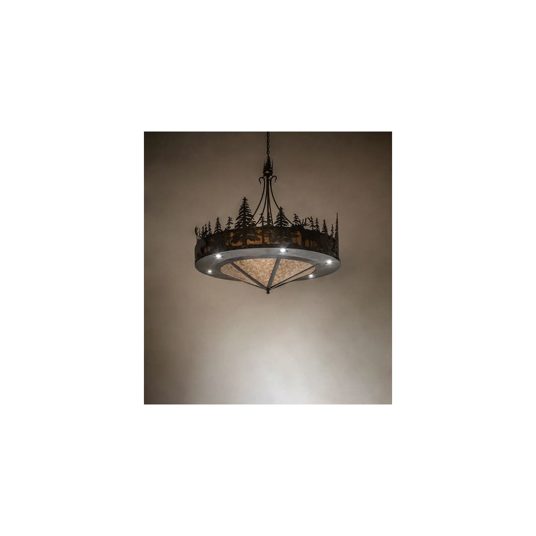 8 Light 62" Wide Pendant