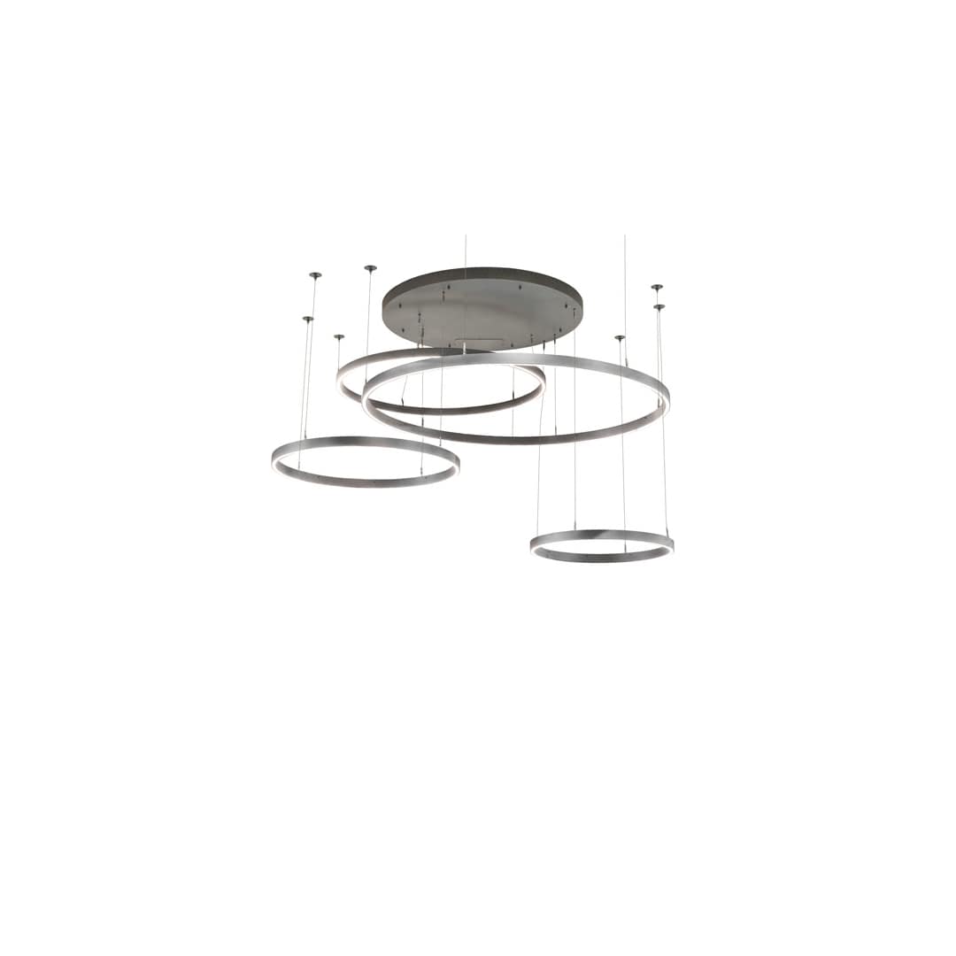 4 Light 96" Wide Suspension Multi Light Pendant