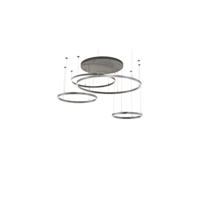 4 Light 96" Wide Suspension Multi Light Pendant