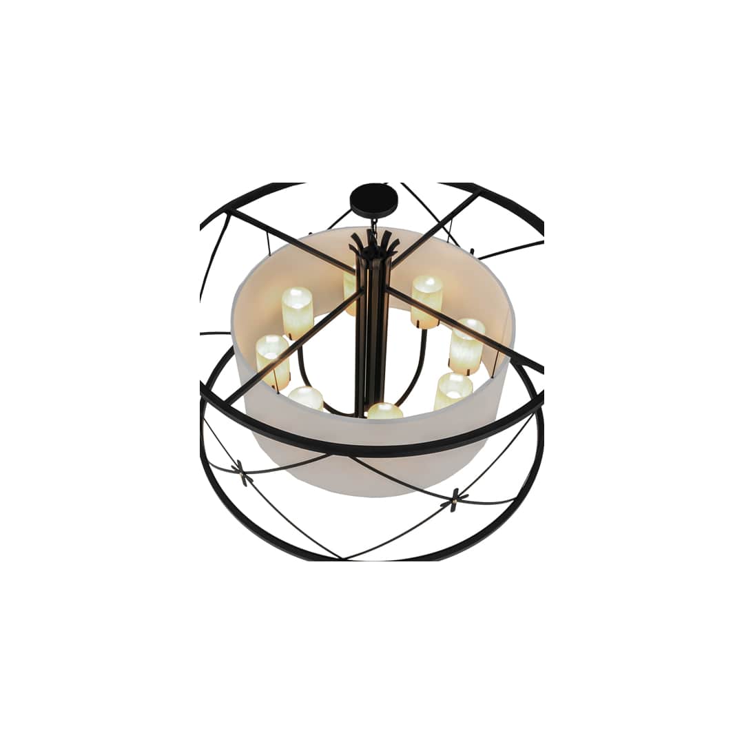 8 Light 60" Wide Pendant