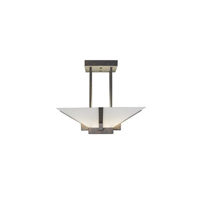 Grayling 2 Light 28" Wide Semi-Flush Ceiling Fixture