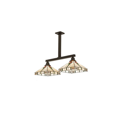 2 Light 39" Wide Linear Pendant