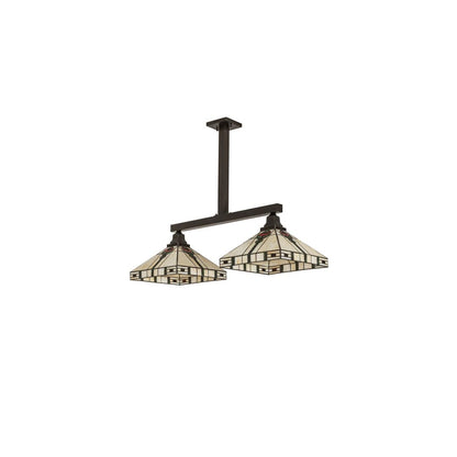 2 Light 39" Wide Linear Pendant