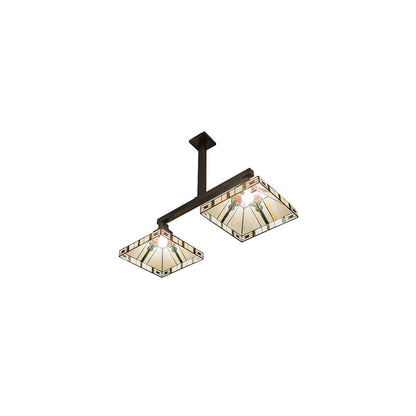 2 Light 39" Wide Linear Pendant
