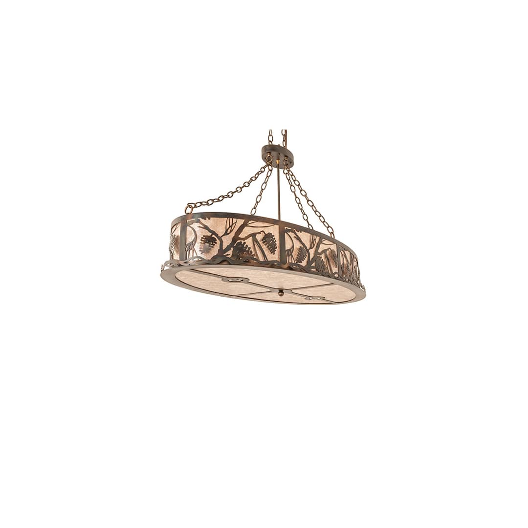 6 Light 48" Wide Linear Pendant