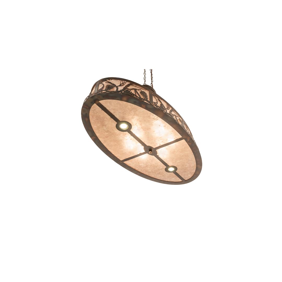 6 Light 48" Wide Linear Pendant