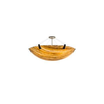 Araneta 6 Light 49" Wide Semi-Flush Bowl Ceiling Fixture - Oil Rubbed Bronze Finish - Medium Bulb Base