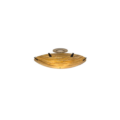Araneta 14 Light 72" Wide Semi-Flush Bowl Ceiling Fixture - Oil Rubbed Bronze Finish - Medium Bulb Base
