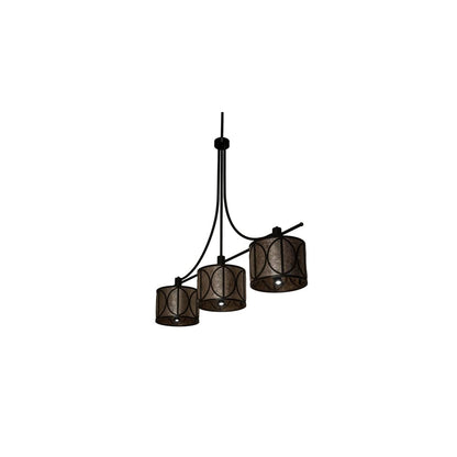 9 Light 90" Wide Linear Pendant