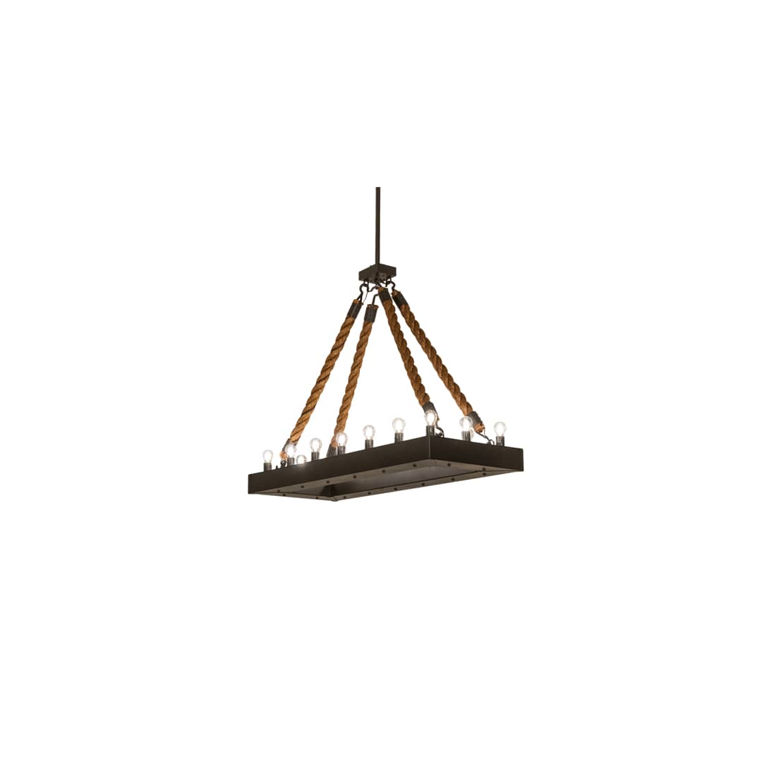16 Light 60" Wide Linear Pendant