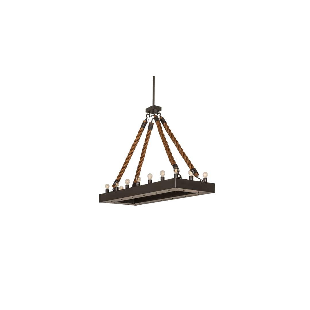 16 Light 60" Wide Linear Pendant