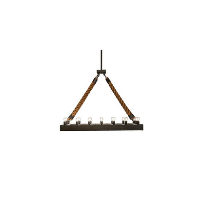 16 Light 60" Wide Linear Pendant