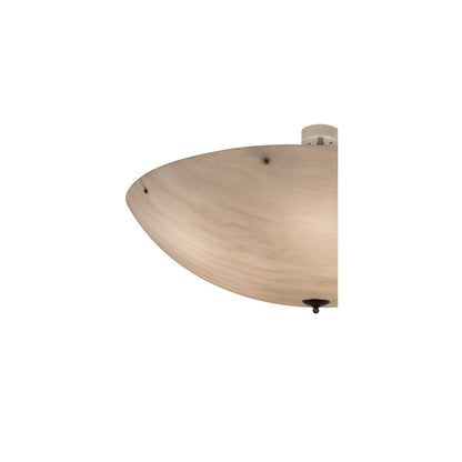 Madison 12 Light 60" Wide Semi-Flush Bowl Ceiling Fixture - Nickel Finish - Medium Bulb Base