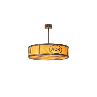 8 Light 37" Wide Pendant