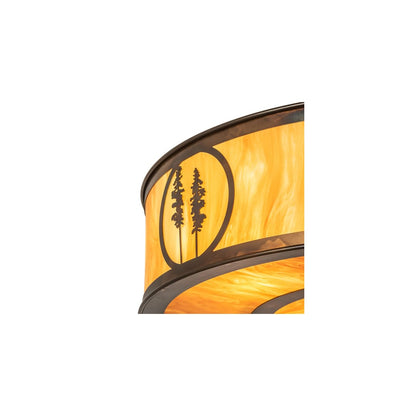 8 Light 37" Wide Pendant