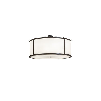 Arcas 8 Light 48" Wide Semi-Flush Drum Ceiling Fixture - Timeless Bronze Finish - Medium Bulb Base