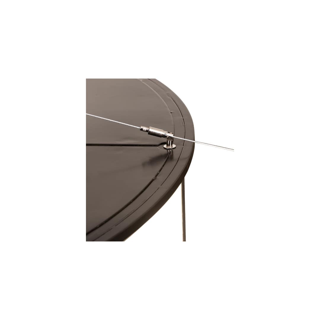 Arcas 8 Light 48" Wide Semi-Flush Drum Ceiling Fixture - Timeless Bronze Finish - Medium Bulb Base