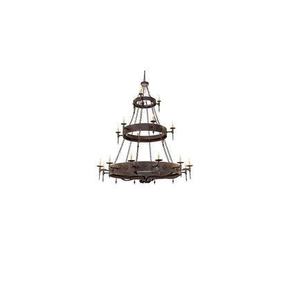 Warwick 21 Light 72" Wide Taper Candle Style Chandelier