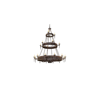 Warwick 21 Light 72" Wide Taper Candle Style Chandelier