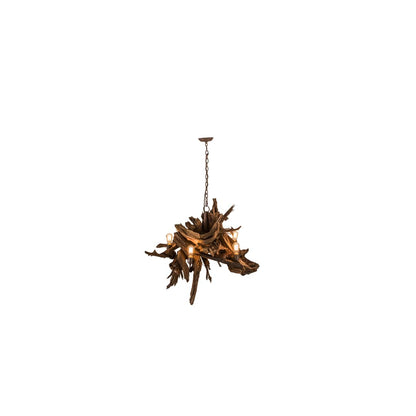 Driftwood 6 Light 40" Wide Abstract Chandelier