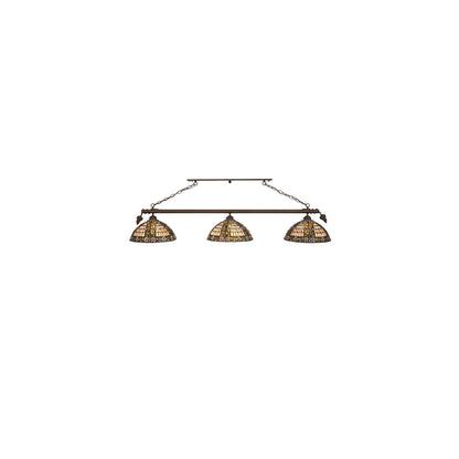 3 Light 66" Wide Linear Pendant