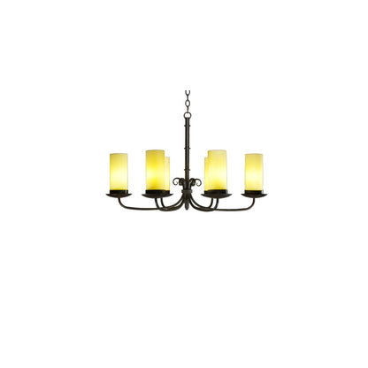 Long Atria 6 Light 28" Wide Chandelier