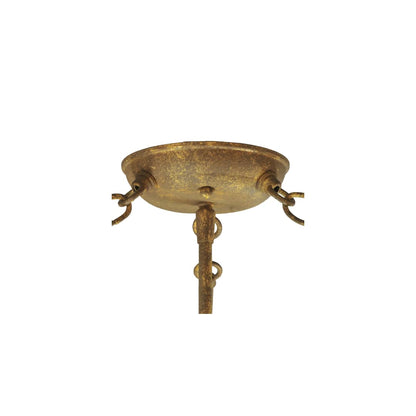Dionne 3 Light 30" Wide Semi-Flush Bowl Ceiling Fixture - Pompeii Gold Finish
